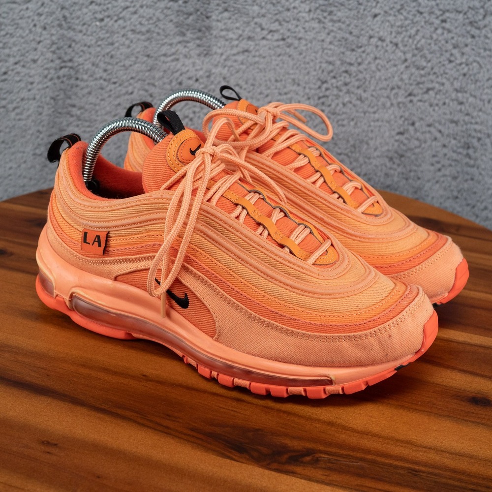 Nike Air Max 97 City Special Los Angeles LA Black Orange Peach Sz 7.5